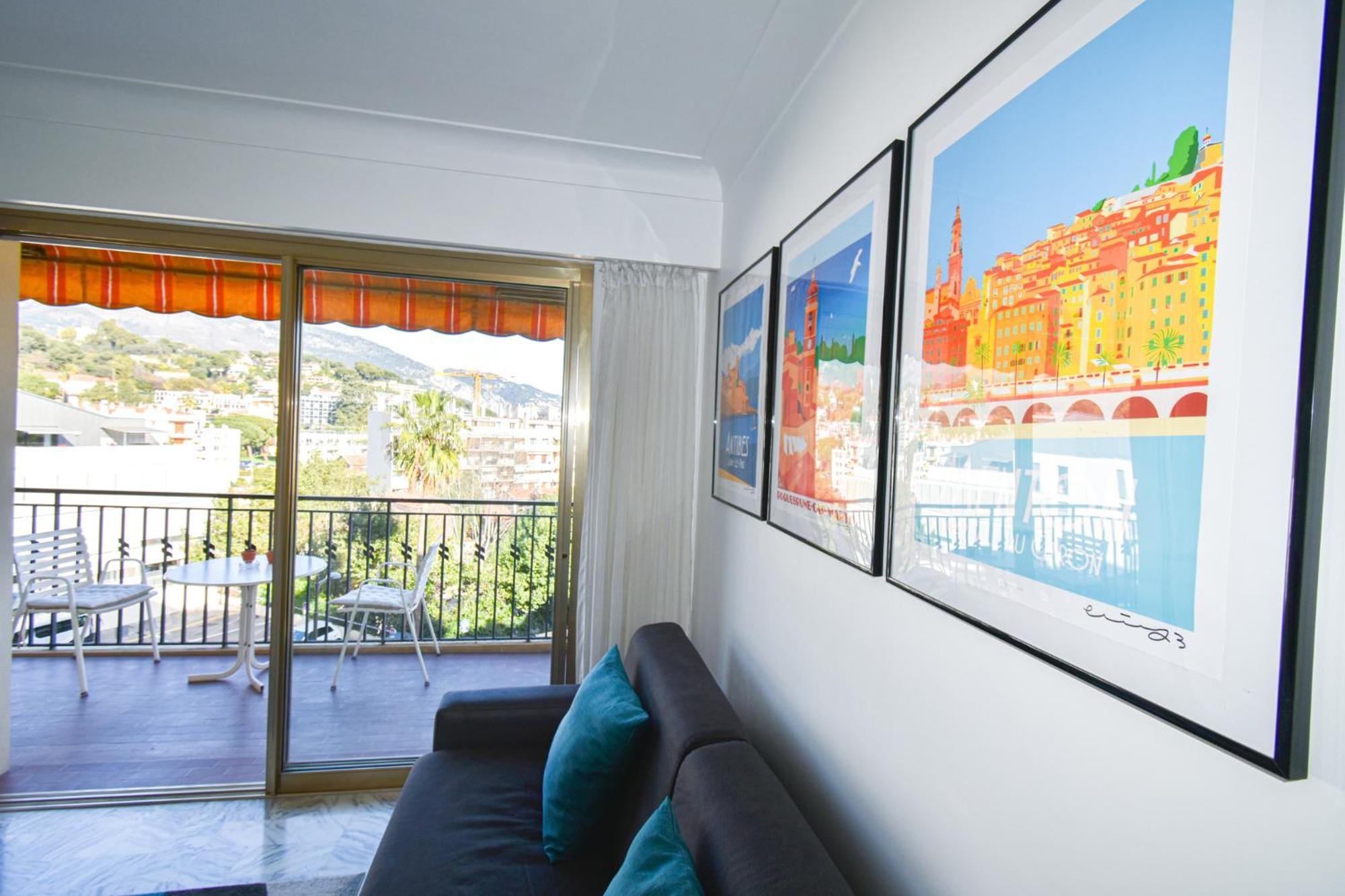 L'Orangerie - Proche Mer - Terrasse - Parking Prive - Clim Roquebrune-Cap-Martin Buitenkant foto