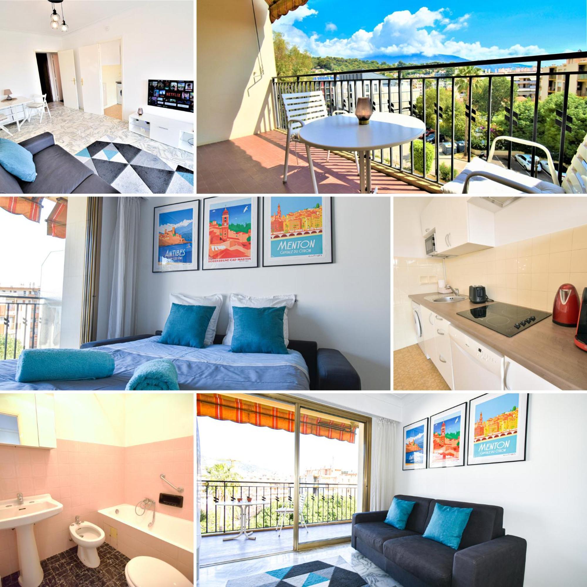 L'Orangerie - Proche Mer - Terrasse - Parking Prive - Clim Roquebrune-Cap-Martin Buitenkant foto